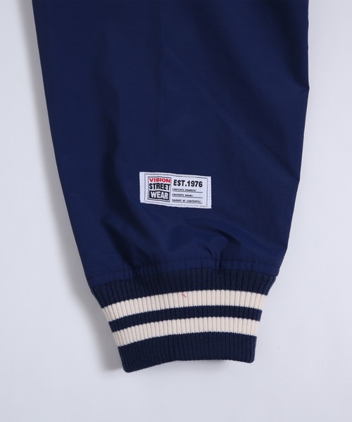 VISION STREET WEAR（ヴィジョンストリートウェア）の「【VISION STREET WEAR】ビッグシルエット リブライン ハーフジップ ナイロンプルオーバー（スウェット・レディース・グリーン/ネイビー/ブラック・LARGE/MEDIUM/X-LARGE）」の17枚目の写真