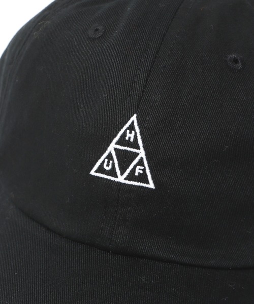 HUF（ハフ）の「HUF/ハフ ESSENTIAL TT CV 6 PANEL HAT キャップ（キャップ・メンズ・ブラック・FREE）」の5枚目の写真