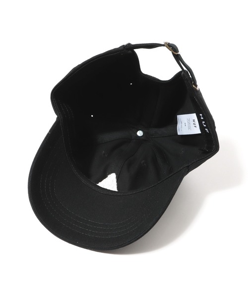 HUF（ハフ）の「HUF/ハフ ESSENTIAL TT CV 6 PANEL HAT キャップ（キャップ・メンズ・ブラック・FREE）」の9枚目の写真