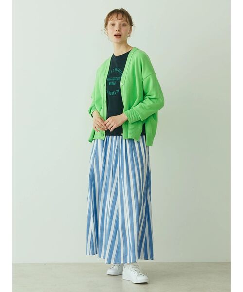 AMERICAN HOLIC(アメリカンホリック)の「ミドルゲージVネックニットカーディガン(カーディガン/ボレロ・レディース・ブルー系その他2/ライトグリーン/オフホワイト/ピンク/イエロー/ブルー・M/L)」の22枚目の写真