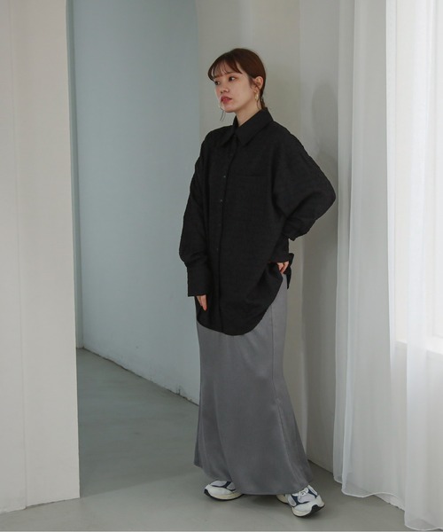 feepur（フェピュール）の「シアージャガードシャツ（シャツ/ブラウス・レディース・アイボリー/ブラック/イエロー・MEDIUM）」の9枚目の写真