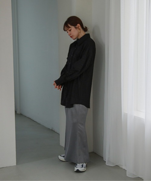 feepur（フェピュール）の「シアージャガードシャツ（シャツ/ブラウス・レディース・アイボリー/ブラック/イエロー・MEDIUM）」の7枚目の写真