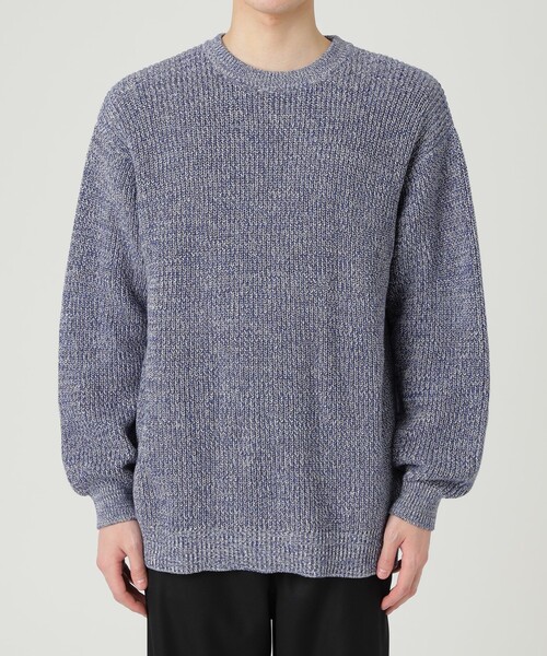 LOVELESS（ラブレス）の「【UNISEX】ミックスヤーン クルーネック（ニット/セーター・メンズ・レッド系その他/グリーン系その他/ブラック/ブルー系その他4/オフホワイト・L/M）」の7枚目の写真