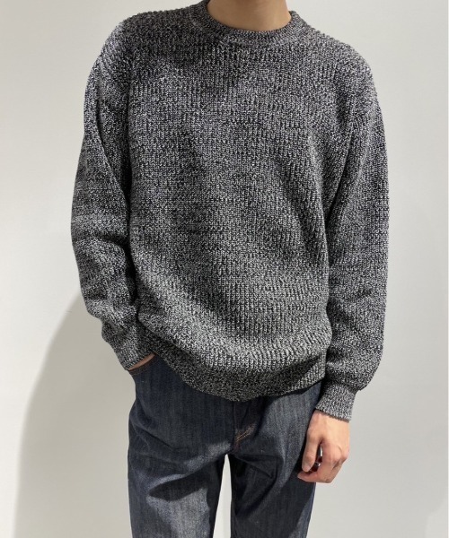 LOVELESS（ラブレス）の「【UNISEX】ミックスヤーン クルーネック（ニット/セーター・メンズ・レッド系その他/グリーン系その他/ブラック/ブルー系その他4/オフホワイト・L/M）」の21枚目の写真