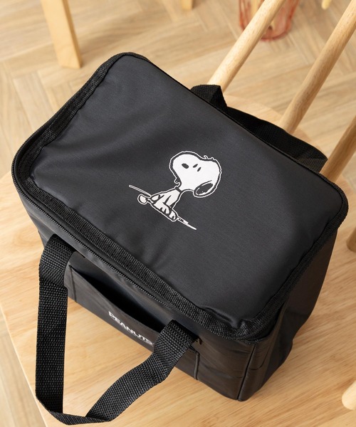 salle de bal(サルデバル)の「PEANUTS / ピーナッツ Snoopy スヌーピー クーラーバッグ S 保温バッグ 保冷バッグ 6L Snoopy cooler S FRH(トートバッグ・レディース・ベージュ/ホワイト/ブラック・S)」の14枚目の写真