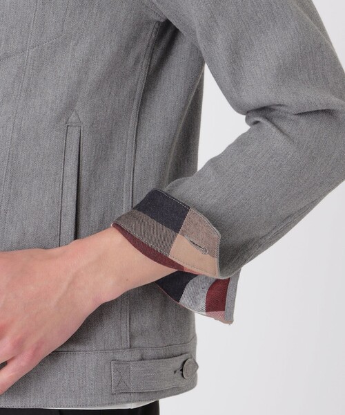 BLACK LABEL CRESTBRIDGE（ブラックレーベル・クレストブリッジ）の「Ｗフェイスデニムジャケット（デニムジャケット・メンズ・ネイビー・M/XL/L）」の4枚目の写真