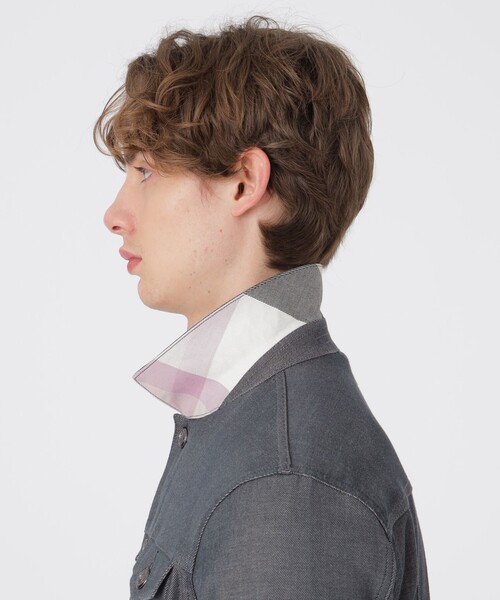 BLACK LABEL CRESTBRIDGE（ブラックレーベル・クレストブリッジ）の「Ｗフェイスデニムジャケット（デニムジャケット・メンズ・ネイビー・M/XL/L）」の17枚目の写真