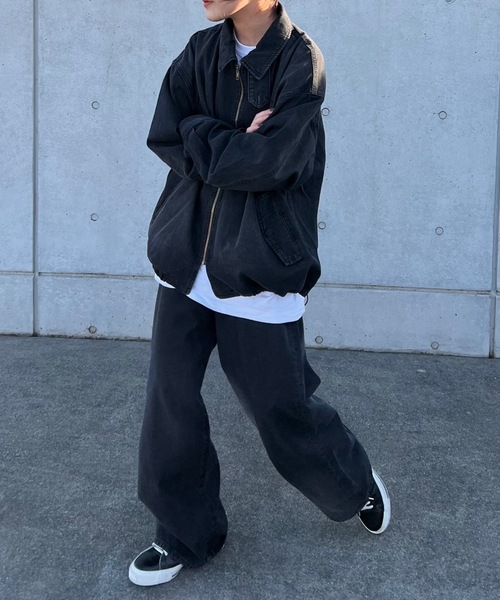 shesame(シーセム)の「ブラストデニムパンツ(デニムパンツ・レディース・ブラック/ブルー/インディゴブルー・MEDIUM/LARGE)」の21枚目の写真