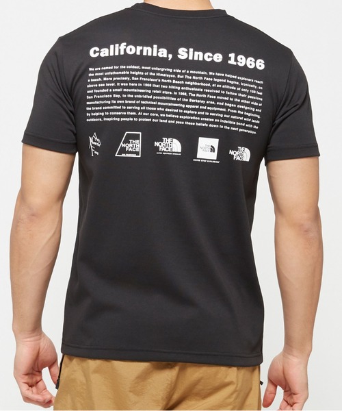 THE NORTH FACE（ザノースフェイス）の「THE NORTH FACE/ザ・ノース・フェイス ショートスリーブヒストリカルロゴティー バックプリント UVケア NT32332（Tシャツ/カットソー・メンズ・グレー/ブラック/ホワイト・M/L/XL/S）」の6枚目の写真