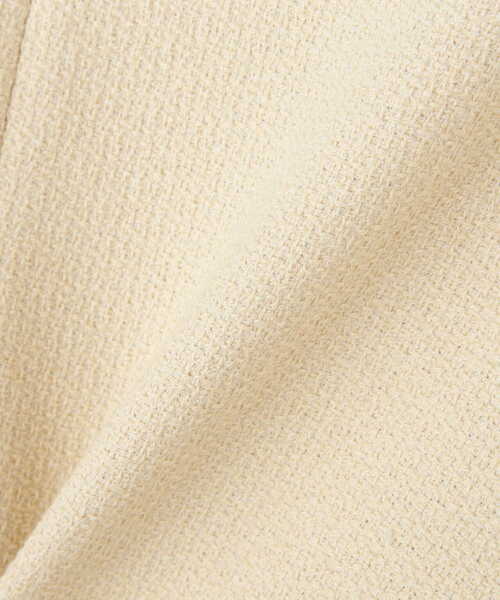 NATURAL BEAUTY BASIC(ナチュラルビューティーベーシック)の「◇ツイードショートジャケット(ノーカラージャケット・レディース・オフホワイト/ブルー・FREE)」の10枚目の写真
