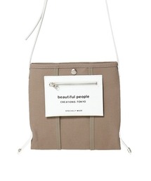 beautiful people lining logo pocket mini shoulder bag 7315611967