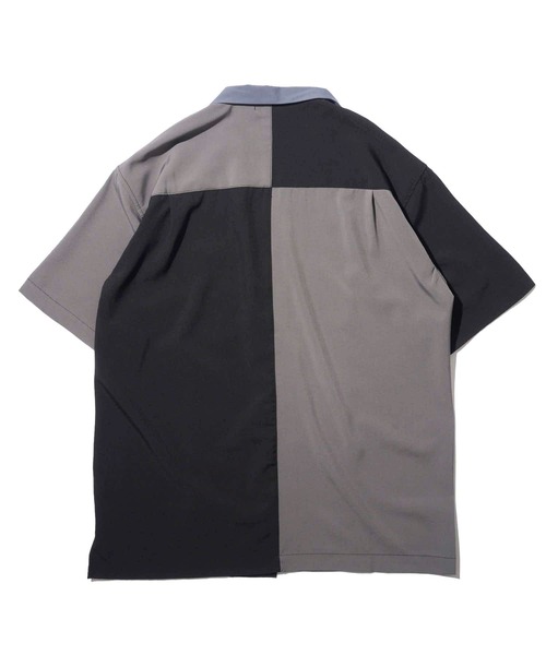 ADPOSION(アドポーション)の「ルーズシルエット トロミ オープンカラーシャツ(シャツ/ブラウス・メンズ・グリーン/ホワイト/ブラック・MEDIUM/LARGE/X-LARGE)」の8枚目の写真