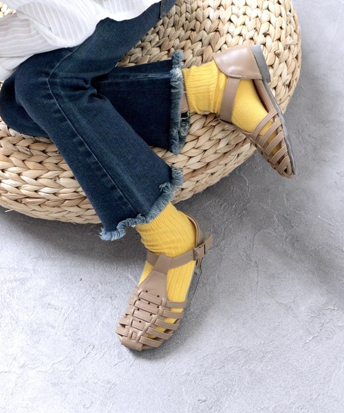 SOROTTO（ソロット）の「ぺたんこグルカサンダル/フラット（サンダル・キッズ・ホワイト/ブラック/シルバー/ブラウン・16.0cm/17.0cm/18.0cm/19.0cm/20.0cm/21.0cm/22.0cm）」の3枚目の写真