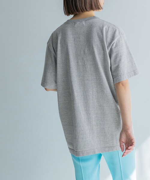 yuw(ユウ)の「retoro Tee 199361(Tシャツ/カットソー・レディース・グレー/ブラック・FREE)」の13枚目の写真