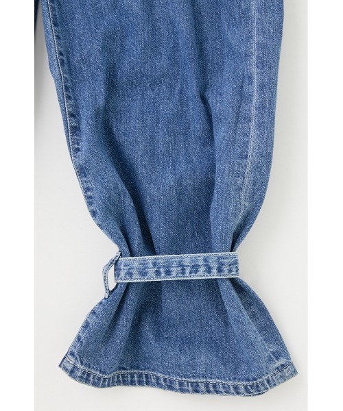 MOUSSY（マウジー）の「WIDE LEG DENIM ジャンプスーツ（つなぎ