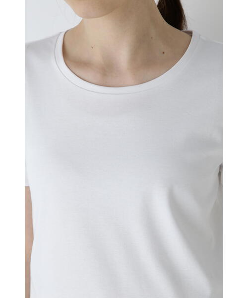 human woman / ヒューマンウーマン オーガニックコットンスムース半袖Ｔシャツ オーガニックコットンスムースTシャツ | human woman