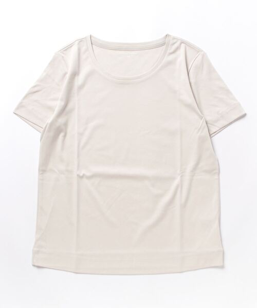 human woman / ヒューマンウーマン オーガニックコットンスムース半袖Ｔシャツ オーガニックコットンスムースTシャツ | human woman