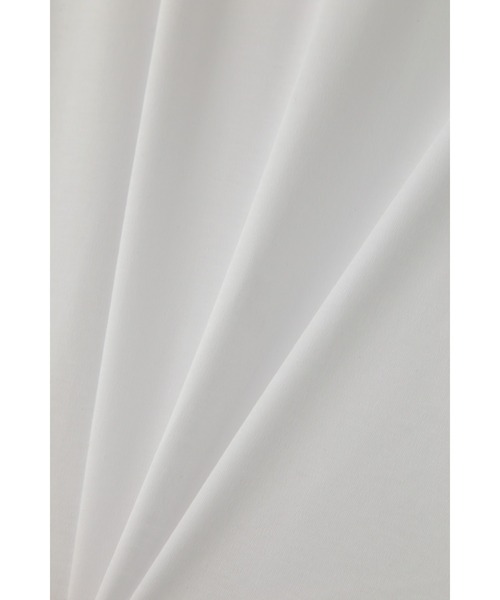 human woman（ヒューマンウーマン）の「オーガニックコットンスムース半袖Ｔシャツ（Tシャツ/カットソー・レディース・グレー/ホワイト・MEDIUM/LARGE）」の4枚目の写真