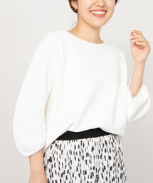 NOLLEY’S | カーブパフ袖W.G.P/O(ニット/セーター)