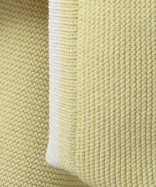 NOLLEY’S（ノーリーズ）の「《手洗い可能》カーブパフ袖ホールガーメントプルオーバーニット（ニット/セーター・レディース・ライトブルー/オフホワイト/ネイビー/イエロー・38）」の15枚目の写真