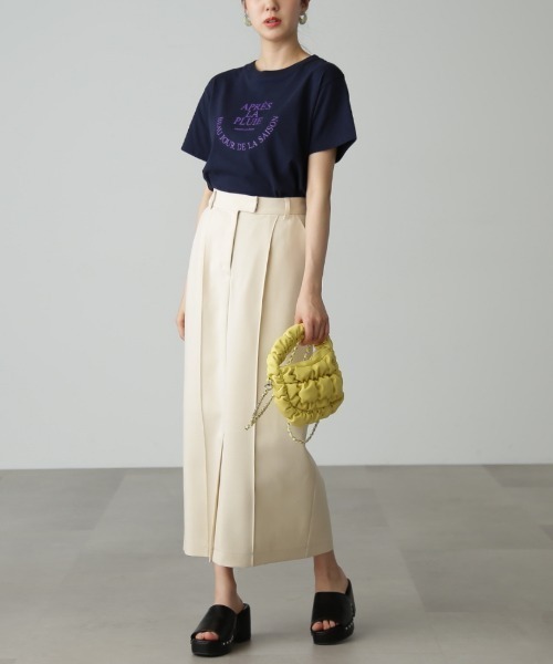 FREE'S MART（フリーズマート）の「【Sシリーズ対応】◆ピンタックナロースカート（スカート・レディース・ブラック/イエロー/ホワイト・SMALL/MEDIUM/X-SMALL）」の10枚目の写真