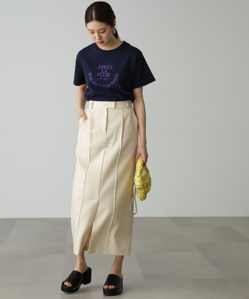 FREE'S MART（フリーズマート）の「【Sシリーズ対応】◆ピンタックナロースカート（スカート・レディース・ブラック/イエロー/ホワイト・SMALL/MEDIUM/X-SMALL）」の9枚目の写真