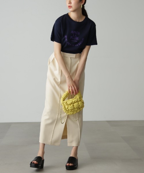 FREE'S MART（フリーズマート）の「【Sシリーズ対応】◆ピンタックナロースカート（スカート・レディース・ブラック/イエロー/ホワイト・SMALL/MEDIUM/X-SMALL）」の11枚目の写真