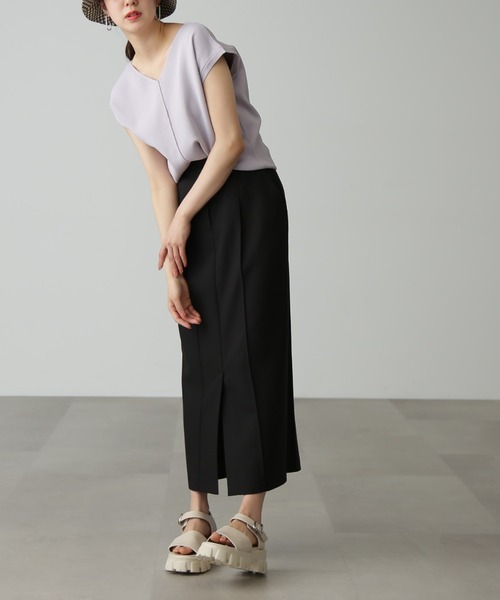 FREE'S MART（フリーズマート）の「【Sシリーズ対応】◆ピンタックナロースカート（スカート・レディース・ブラック/イエロー/ホワイト・SMALL/MEDIUM/X-SMALL）」の19枚目の写真