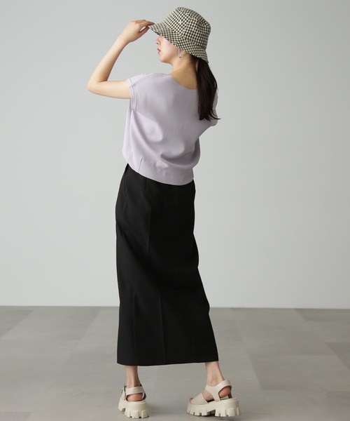 FREE'S MART（フリーズマート）の「【Sシリーズ対応】◆ピンタックナロースカート（スカート・レディース・ブラック/イエロー/ホワイト・SMALL/MEDIUM/X-SMALL）」の22枚目の写真