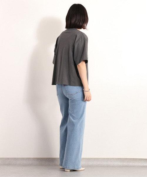 cepo（セポ）の「リメイクカレッジＴｅｅ　WEB先行販売（Tシャツ/カットソー・レディース・チャコール/ベージュ・M）」の9枚目の写真