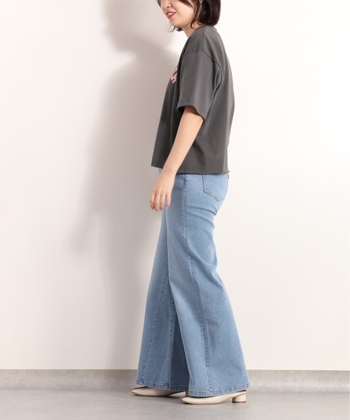 cepo（セポ）の「リメイクカレッジＴｅｅ　WEB先行販売（Tシャツ/カットソー・レディース・チャコール/ベージュ・M）」の8枚目の写真