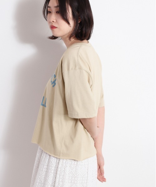 cepo（セポ）の「リメイクカレッジＴｅｅ　WEB先行販売（Tシャツ/カットソー・レディース・チャコール/ベージュ・M）」の12枚目の写真