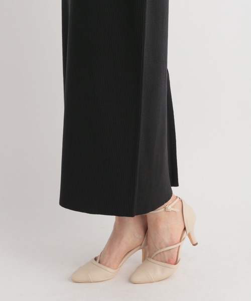 Andemiu（アンデミュウ）の「エリツキハイショクニットワンピース904569（ワンピース・レディース・オレンジ/ベージュ/ブラック・FREE）」の15枚目の写真