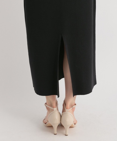 Andemiu（アンデミュウ）の「エリツキハイショクニットワンピース904569（ワンピース・レディース・オレンジ/ベージュ/ブラック・FREE）」の16枚目の写真