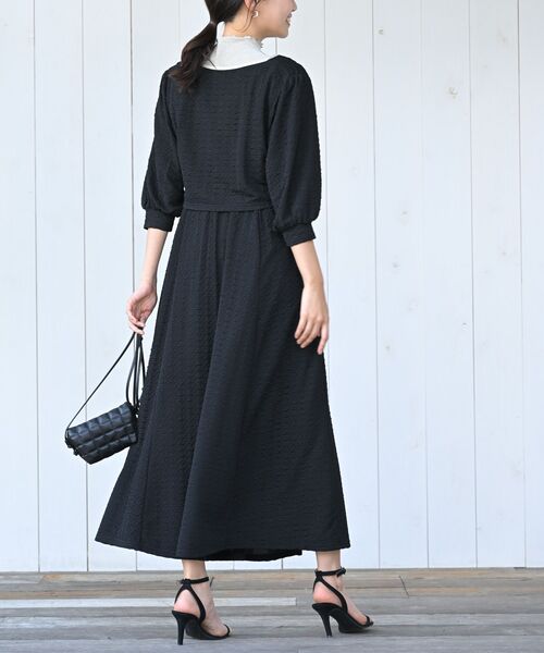 rps（アールピーエス）の「パイピングリボンカーデ×フレアーキャミワンピ（ワンピース・レディース・ブラック/グレー/グレイッシュベージュ・フリー）」の13枚目の写真