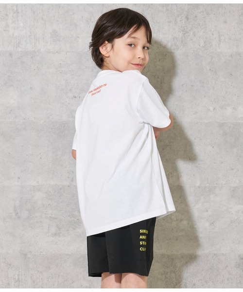 ANAP kids（アナップキッズ）の「フロントウェーブロゴビッグTシャツ【親子お揃い】（Tシャツ/カットソー・キッズ・ネイビー/ホワイト/イエロー系その他/ピンク・130cm/110cm/120cm/100cm）」の18枚目の写真