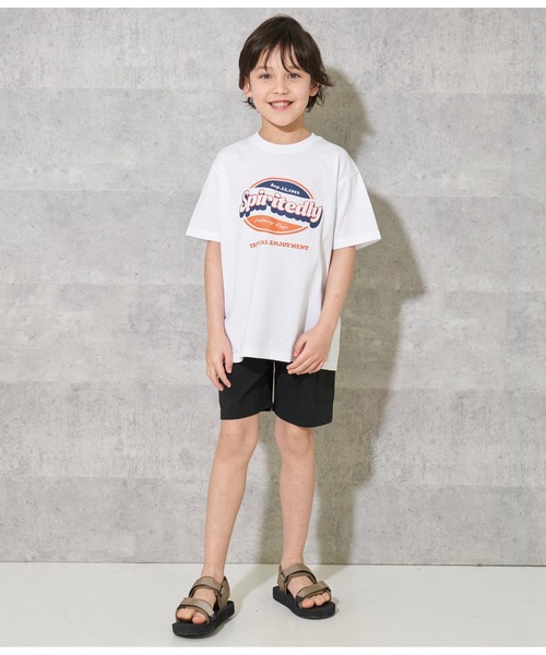ANAP kids（アナップキッズ）の「フロントウェーブロゴビッグTシャツ【親子お揃い】（Tシャツ/カットソー・キッズ・ネイビー/ホワイト/イエロー系その他/ピンク・130cm/110cm/120cm/100cm）」の17枚目の写真