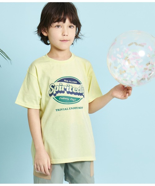 ANAP kids（アナップキッズ）の「フロントウェーブロゴビッグTシャツ【親子お揃い】（Tシャツ/カットソー・キッズ・ネイビー/ホワイト/イエロー系その他/ピンク・130cm/110cm/120cm/100cm）」の13枚目の写真