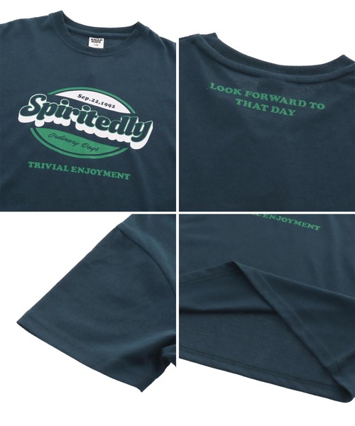 ANAP kids（アナップキッズ）の「フロントウェーブロゴビッグTシャツ【親子お揃い】（Tシャツ/カットソー・キッズ・ネイビー/ホワイト/イエロー系その他/ピンク・130cm/110cm/120cm/100cm）」の5枚目の写真