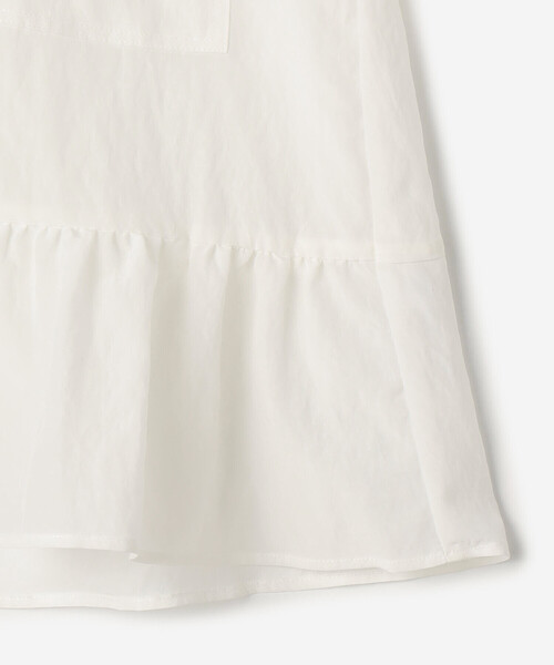Bshop（ビショップ）の「Shosh | 半袖ノーカラーブラウス WOMEN 