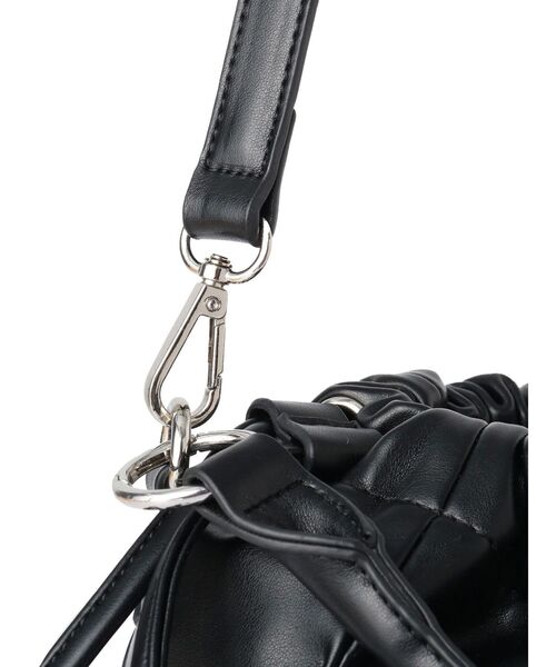 MURUA(ムルーア)の「2WAYハンドルドロストバッグ(ハンドバッグ・レディース・ブラック/イエロー・FREE)」の20枚目の写真