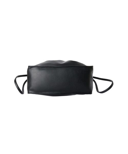 MURUA(ムルーア)の「2WAYハンドルドロストバッグ(ハンドバッグ・レディース・ブラック/イエロー・FREE)」の11枚目の写真