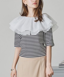 acro（アクロ）の「オフショルフリルカットソー/AC3108（Tシャツ/カットソー）」