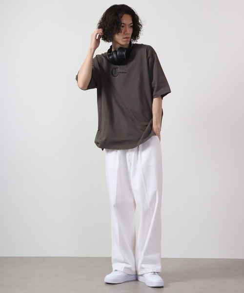 RE730(アールイーセブンサーティー)の「RE730 クロスローズ半袖Tシャツ(Tシャツ/カットソー・メンズ・オフホワイト/グレー/ブラック・L/M)」の20枚目の写真