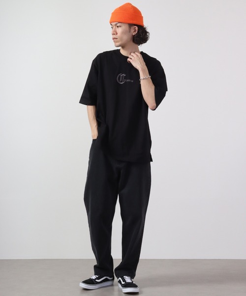 RE730(アールイーセブンサーティー)の「RE730 クロスローズ半袖Tシャツ(Tシャツ/カットソー・メンズ・オフホワイト/グレー/ブラック・L/M)」の13枚目の写真