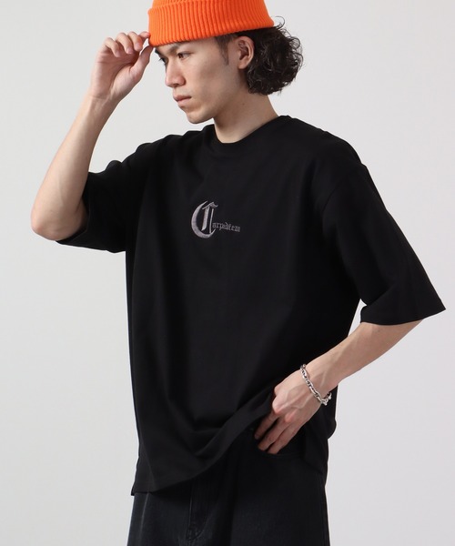 RE730(アールイーセブンサーティー)の「RE730 クロスローズ半袖Tシャツ(Tシャツ/カットソー・メンズ・オフホワイト/グレー/ブラック・L/M)」の10枚目の写真