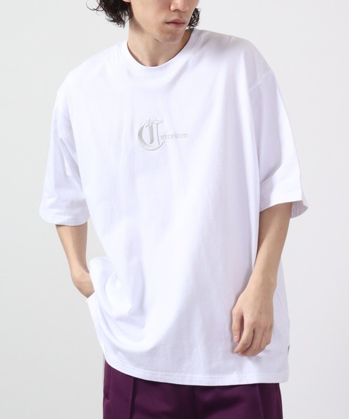 RE730(アールイーセブンサーティー)の「RE730 クロスローズ半袖Tシャツ(Tシャツ/カットソー・メンズ・オフホワイト/グレー/ブラック・L/M)」の4枚目の写真