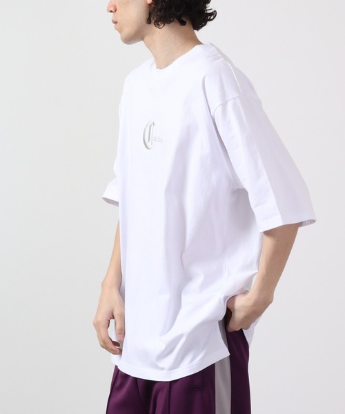 RE730(アールイーセブンサーティー)の「RE730 クロスローズ半袖Tシャツ(Tシャツ/カットソー・メンズ・オフホワイト/グレー/ブラック・L/M)」の5枚目の写真