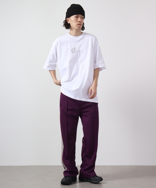 RE730(アールイーセブンサーティー)の「RE730 クロスローズ半袖Tシャツ(Tシャツ/カットソー・メンズ・オフホワイト/グレー/ブラック・L/M)」の7枚目の写真