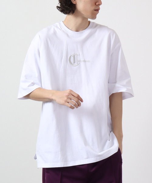 RE730(アールイーセブンサーティー)の「RE730 クロスローズ半袖Tシャツ(Tシャツ/カットソー・メンズ・オフホワイト/グレー/ブラック・L/M)」の22枚目の写真